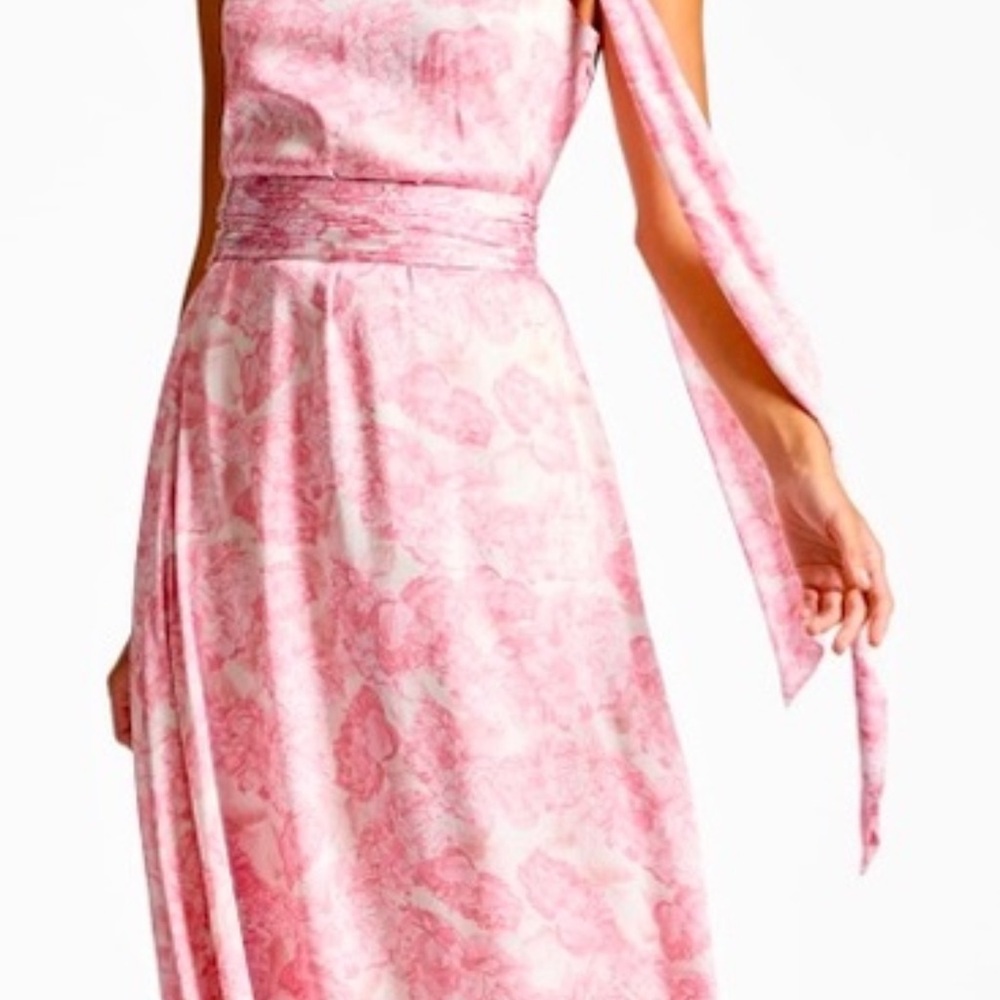 Sachin + Babi Pink One Shoulder Sundress